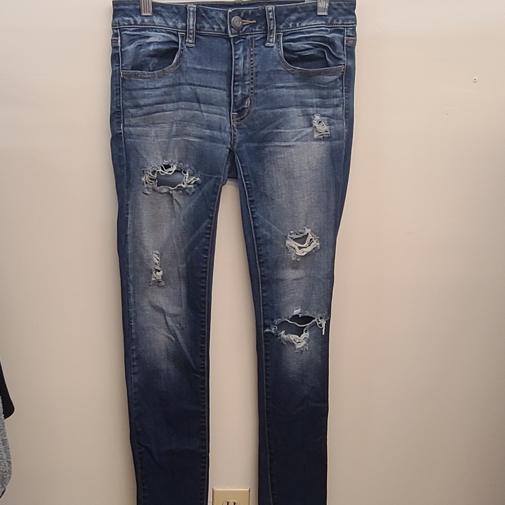 American Eagle Outfitters distressed Super Super Stretch Jeggings 6XL